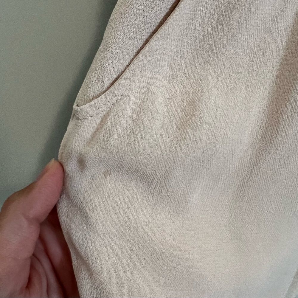 Aritzia Babaton Keagan Romper  Cream - Picture 15 of 15